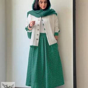ست کت دامن اسپورت مجلسی سایز بزرگ