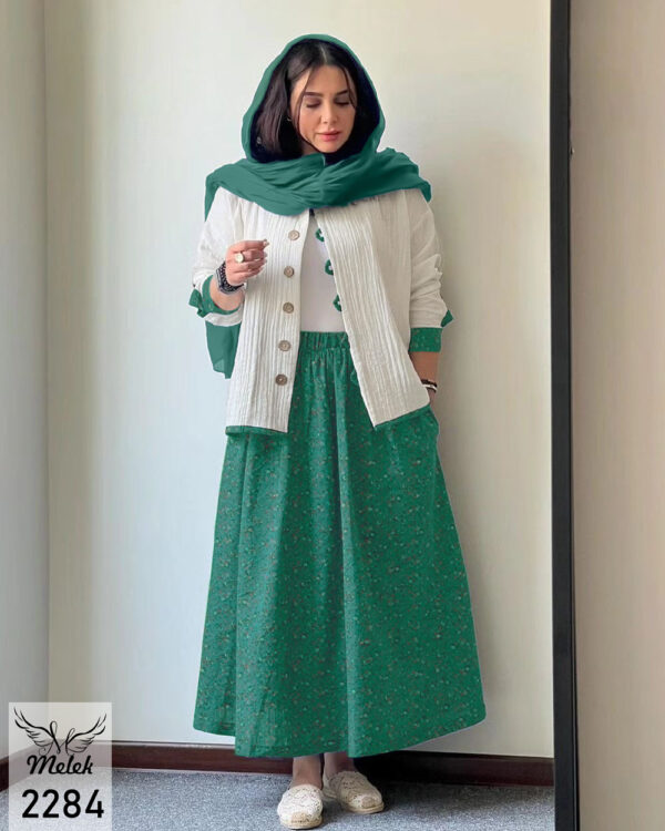 ست کت دامن اسپورت مجلسی سایز بزرگ