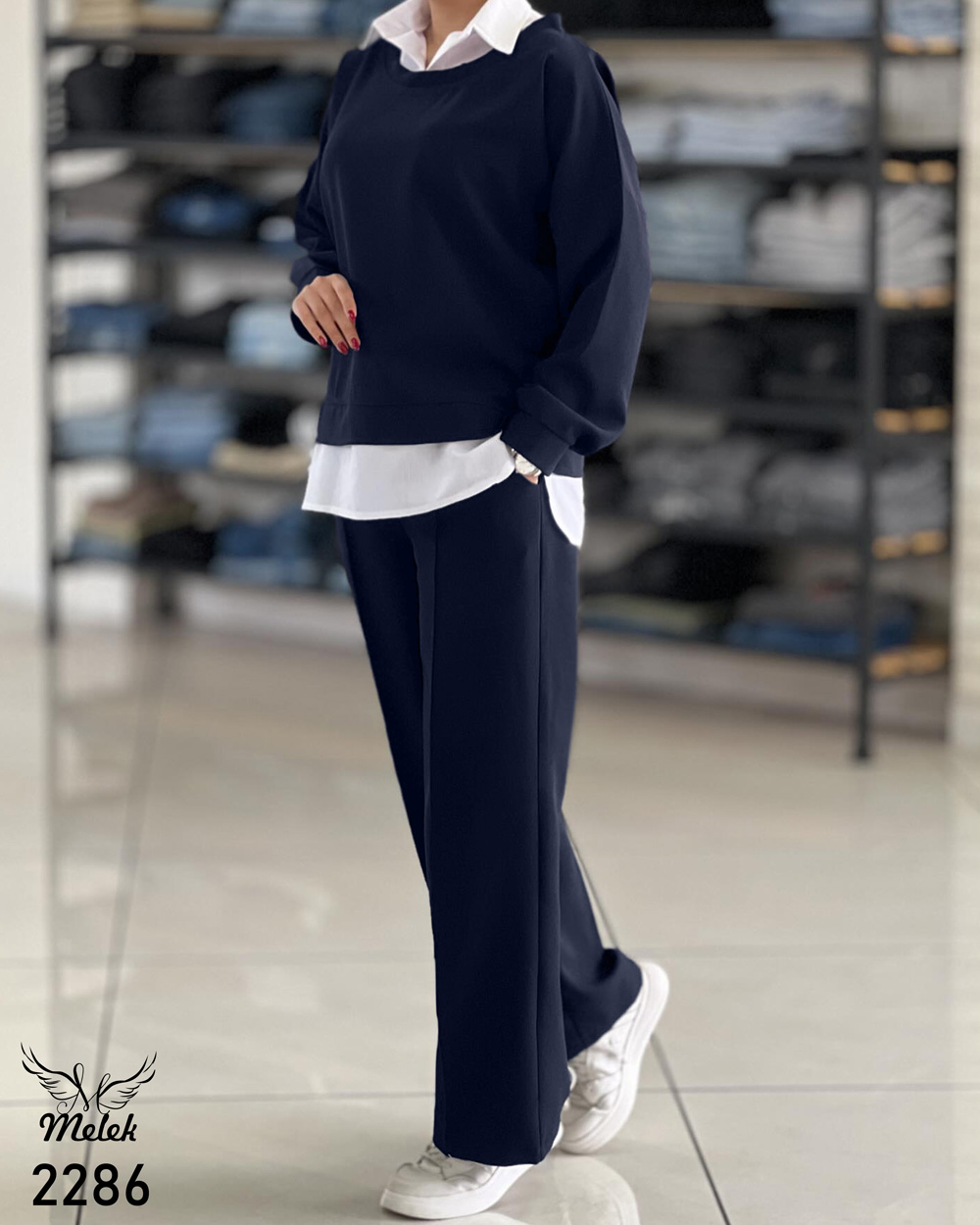 ست بلوز شلوار اسپورت مجلسی سایز بزرگ