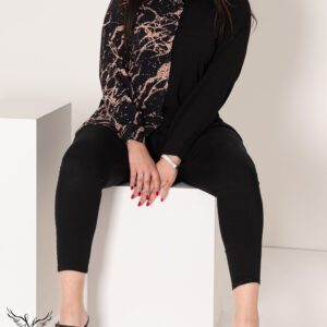 شومیز اسپورت مجلسی جلو دکمه بازشو آستین بلند سایز بزرگ