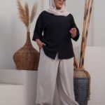 شومیز شیشه ای ۹۰۰۷ - مشکی