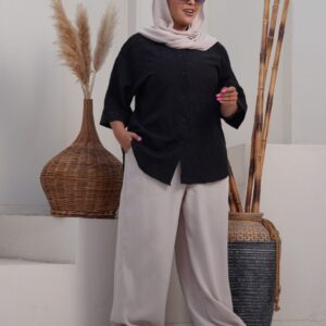 شومیز شیشه ای ۹۰۰۷ - مشکی