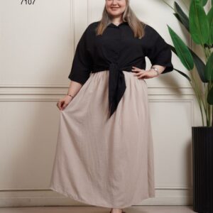 شومیز گره ای ۷۱۰۷ - مشکی